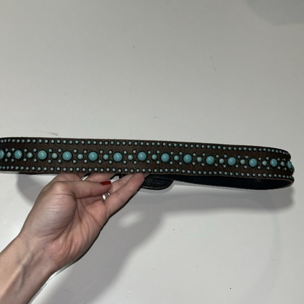 RN Design leather Rhinestone Belt‎ - Picture 5 of 6